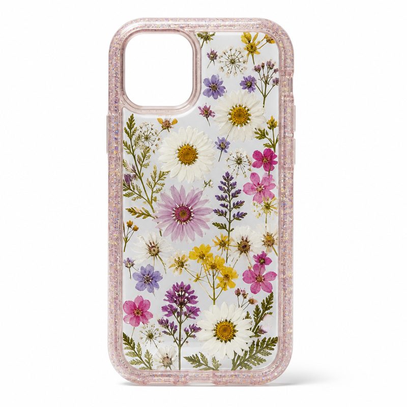 A glossy floral fashion phone case, similar to a Wildflower case